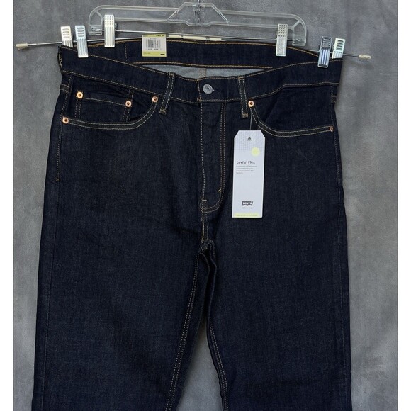 Levi's Flex 541 Athletic Taper Men’s Stretch Dark Blue Jeans Size 34X34 - Picture 4 of 16